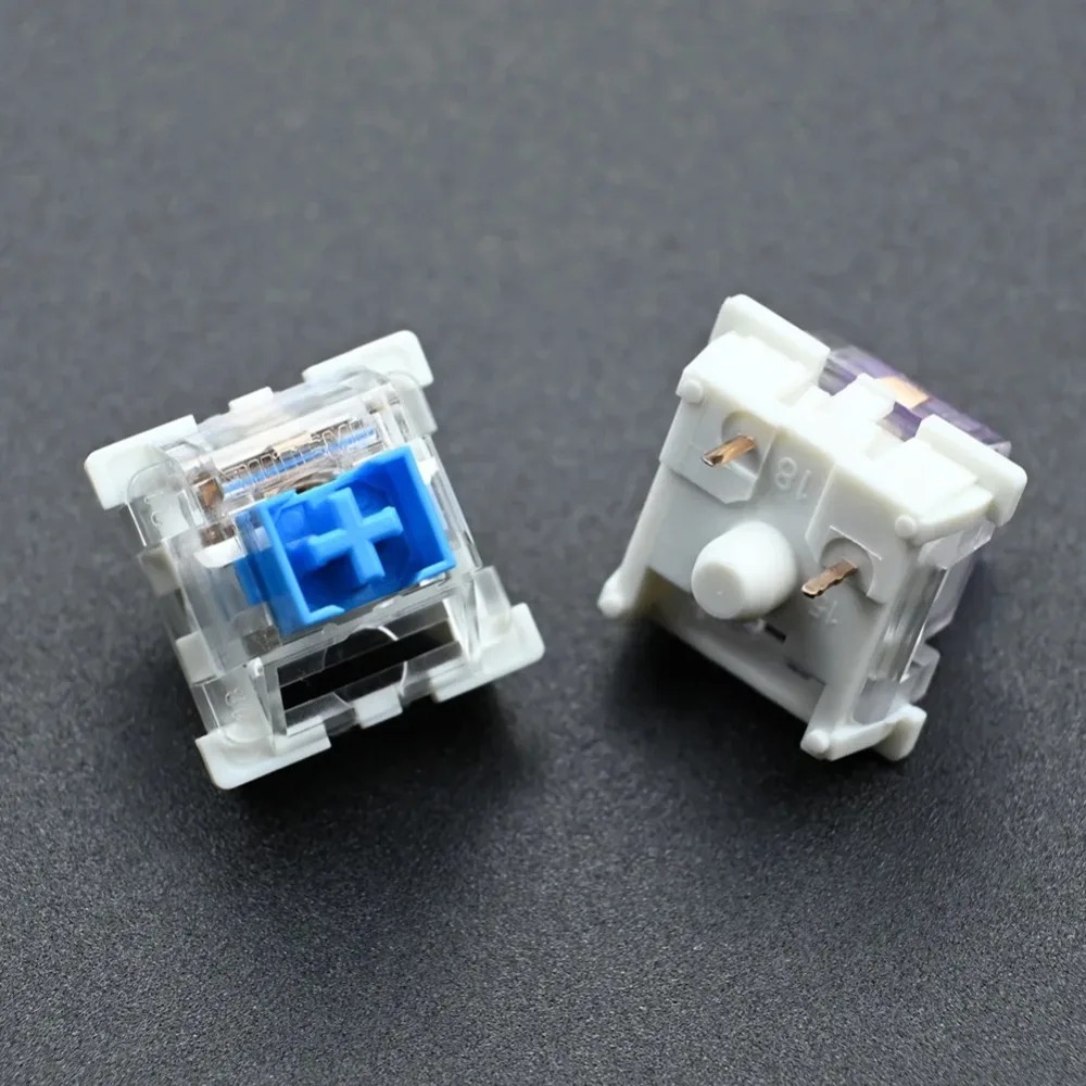 AliExpress 10/50/100/300pcs Keyboard Switch Keyboard Clicker Key Replacement 3 Pin Tactile Switch Plastic For Replacement Accessories, view 2