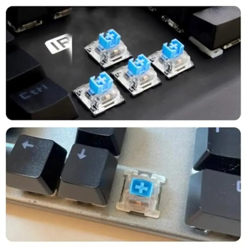 AliExpress 10/50/100/300pcs Keyboard Switch Keyboard Clicker Key Replacement 3 Pin Tactile Switch Plastic For Replacement Accessories, view 5