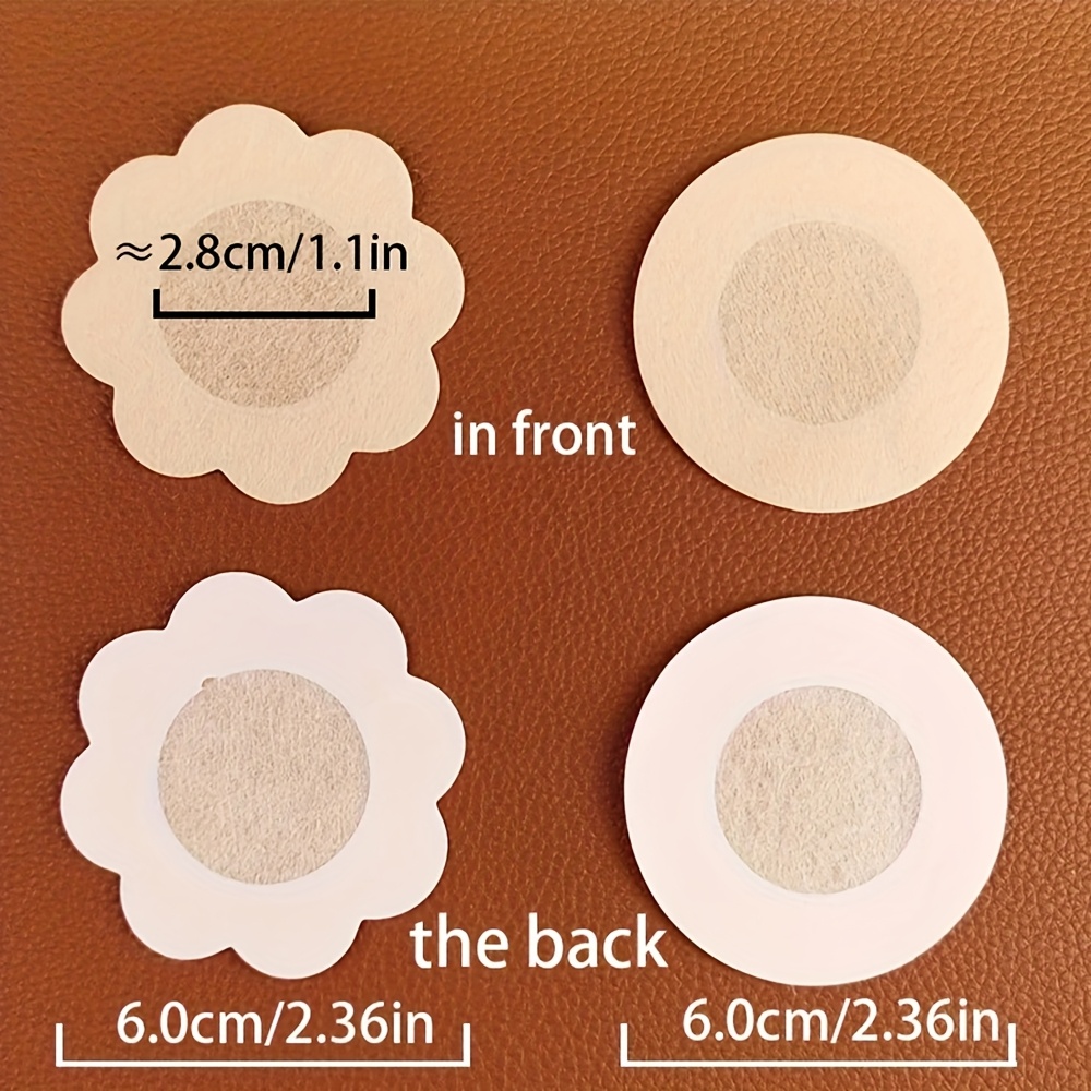 AliExpress 10/50/100-Piece Disposable Nipple Stickers, Invisible Self-Adhesive Anti-Convex Nipple Stickers, Women'S Underwear Accessories, view 5