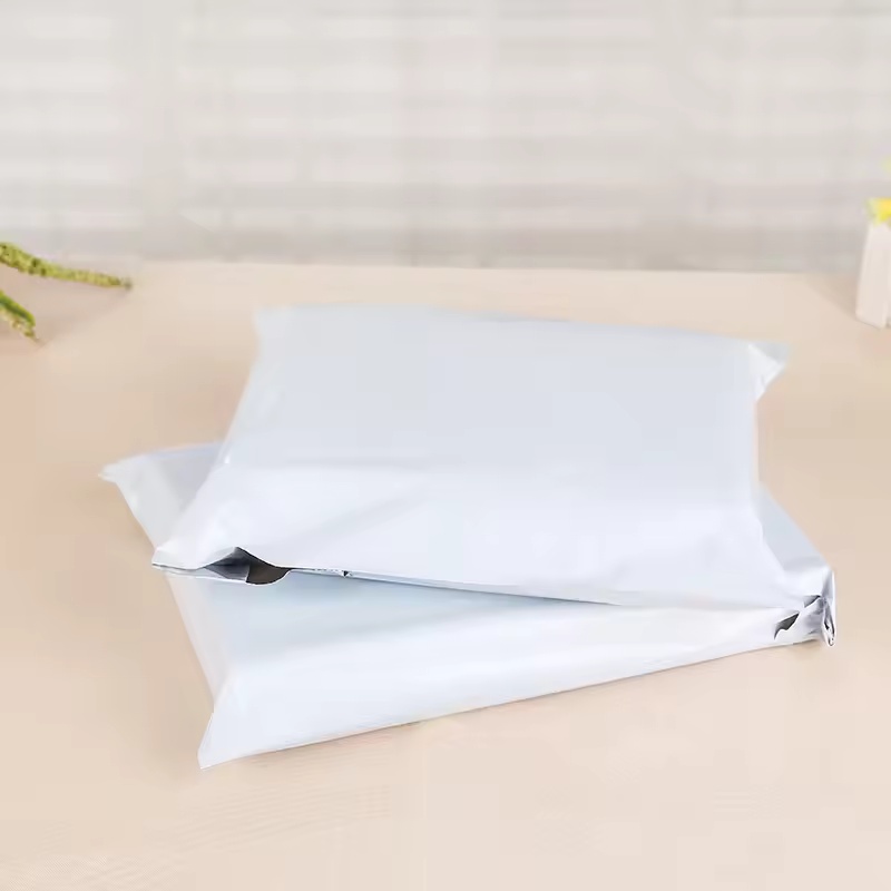 AliExpress 10/50/100Pcs Envelope Bag Plastic Express Envelope Storage Bag Gray White Mailing Bag Self Adhesive Sealed Express Bag, view 3