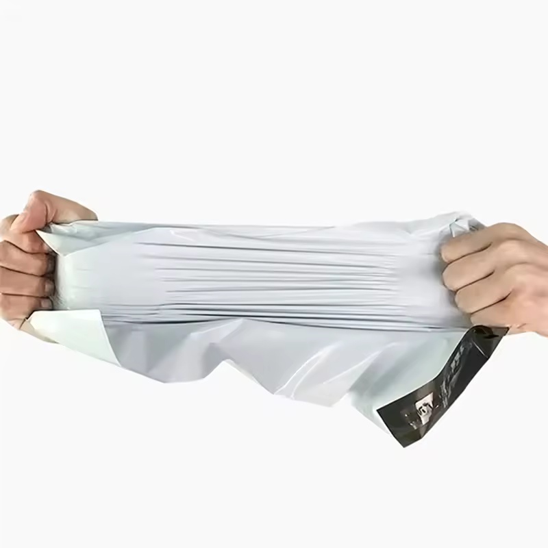 AliExpress 10/50/100Pcs Envelope Bag Plastic Express Envelope Storage Bag Gray White Mailing Bag Self Adhesive Sealed Express Bag, view 2