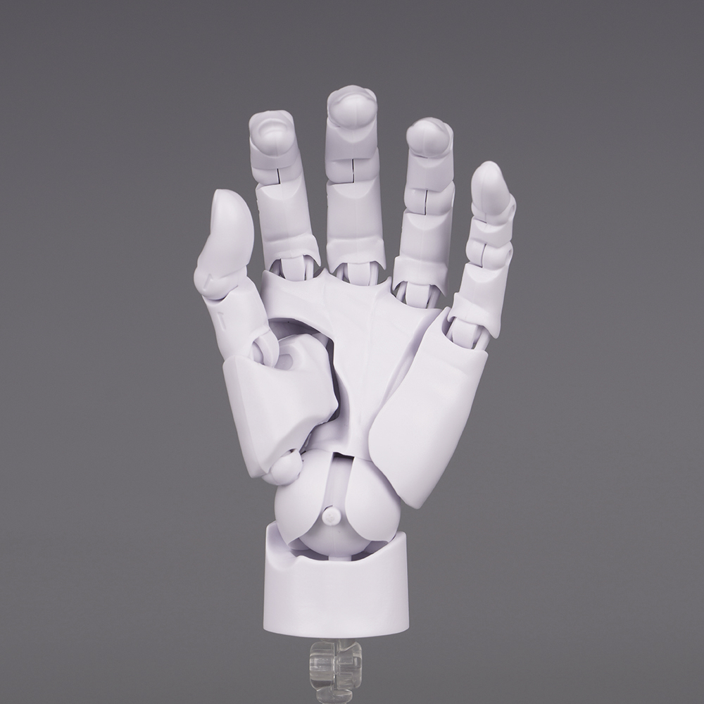 AliExpress 10.5cm Human Hand Model With Movable Finger Joints 1:2 Simulation Palm Desktop Ornamenttoy Twisted Egg Surprise Blind Box, view 3