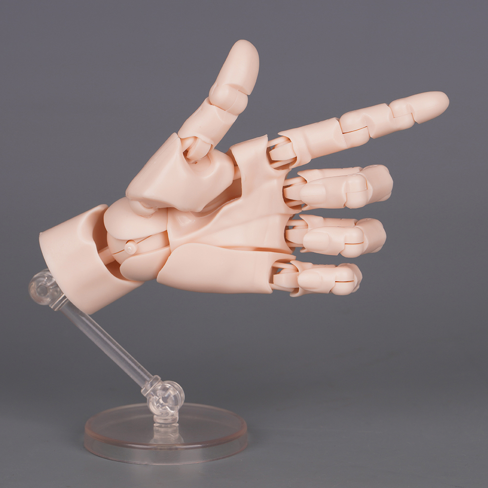 AliExpress 10.5cm Human Hand Model With Movable Finger Joints 1:2 Simulation Palm Desktop Ornamenttoy Twisted Egg Surprise Blind Box, view 4