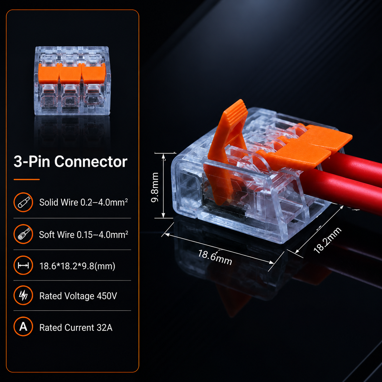 AliExpress Lever Wire Connector Kit (10-75 Pieces), view 5