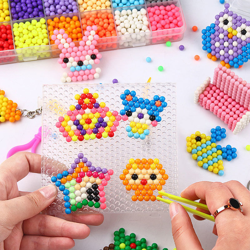 AliExpress 10 Colors 1000 Magical Water Mist Magic Beads Handmade Diy Magic Beads Educational Puzzle Children Toys