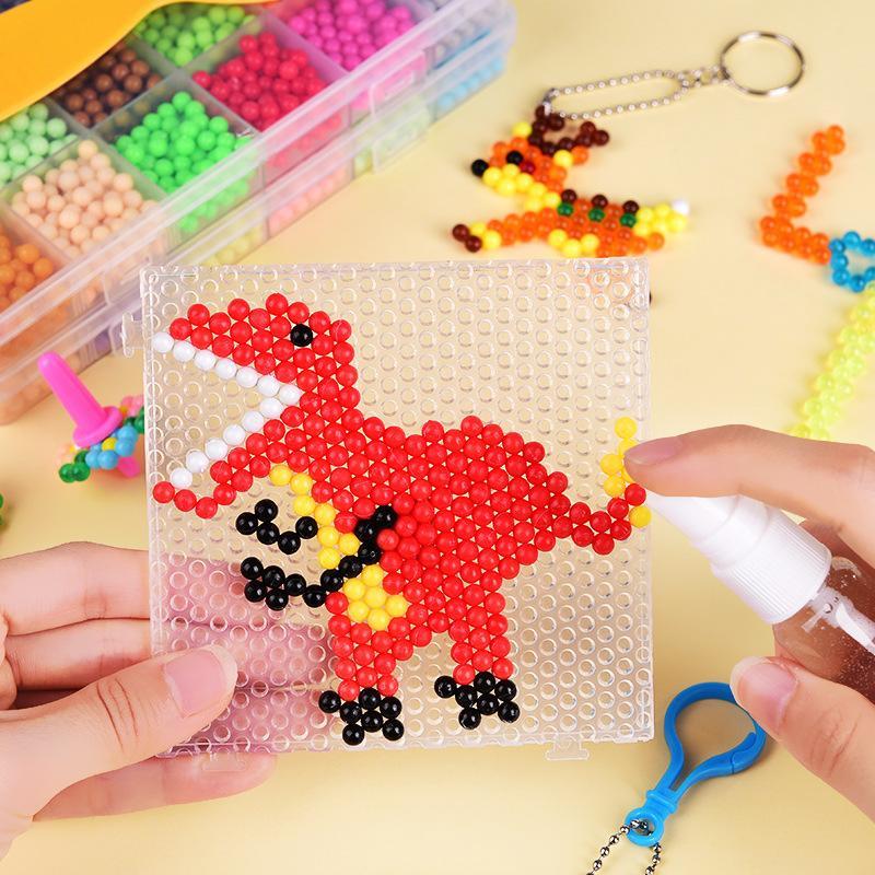 AliExpress 10 Colors 1000 Magical Water Mist Magic Beads Handmade Diy Magic Beads Educational Puzzle Children Toys, view 5