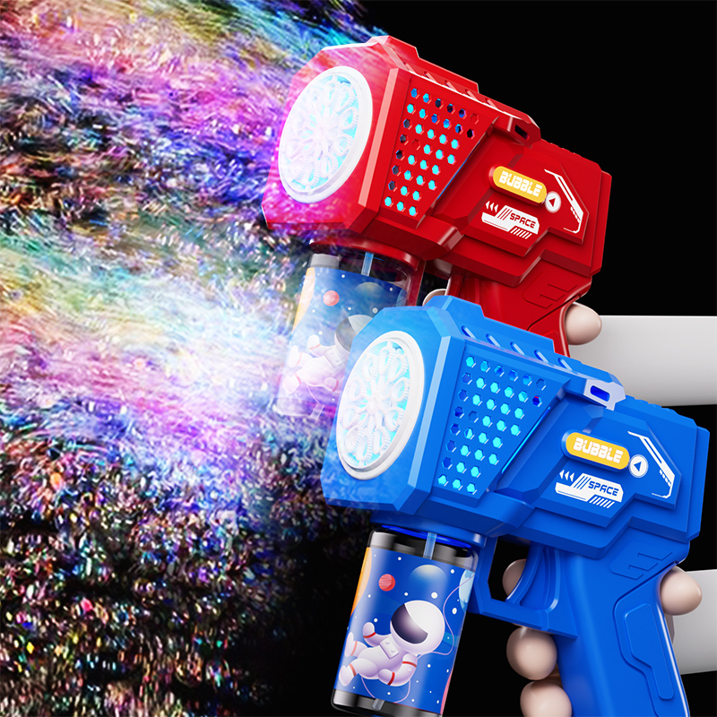 AliExpress 10 hole Automatic Gatling Electric Toy Blowing Bubble for Children's Toys Kindergarten Gifts without Battery or Bubble Water