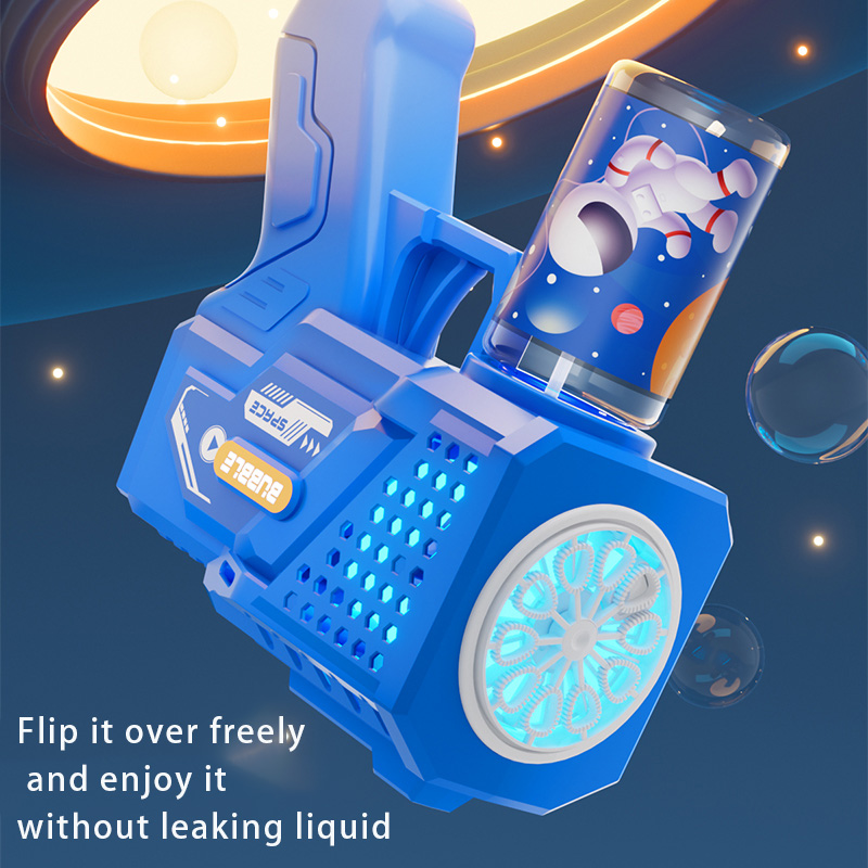 AliExpress 10 hole Automatic Gatling Electric Toy Blowing Bubble for Children's Toys Kindergarten Gifts without Battery or Bubble Water, view 4