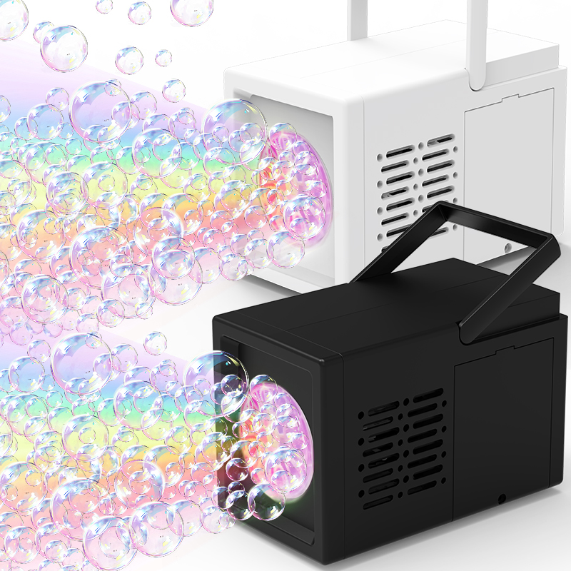 AliExpress 10 hole fully automatic bubble blowing handheld electric bubble machine toy outdoor birthday without battery and bubble water