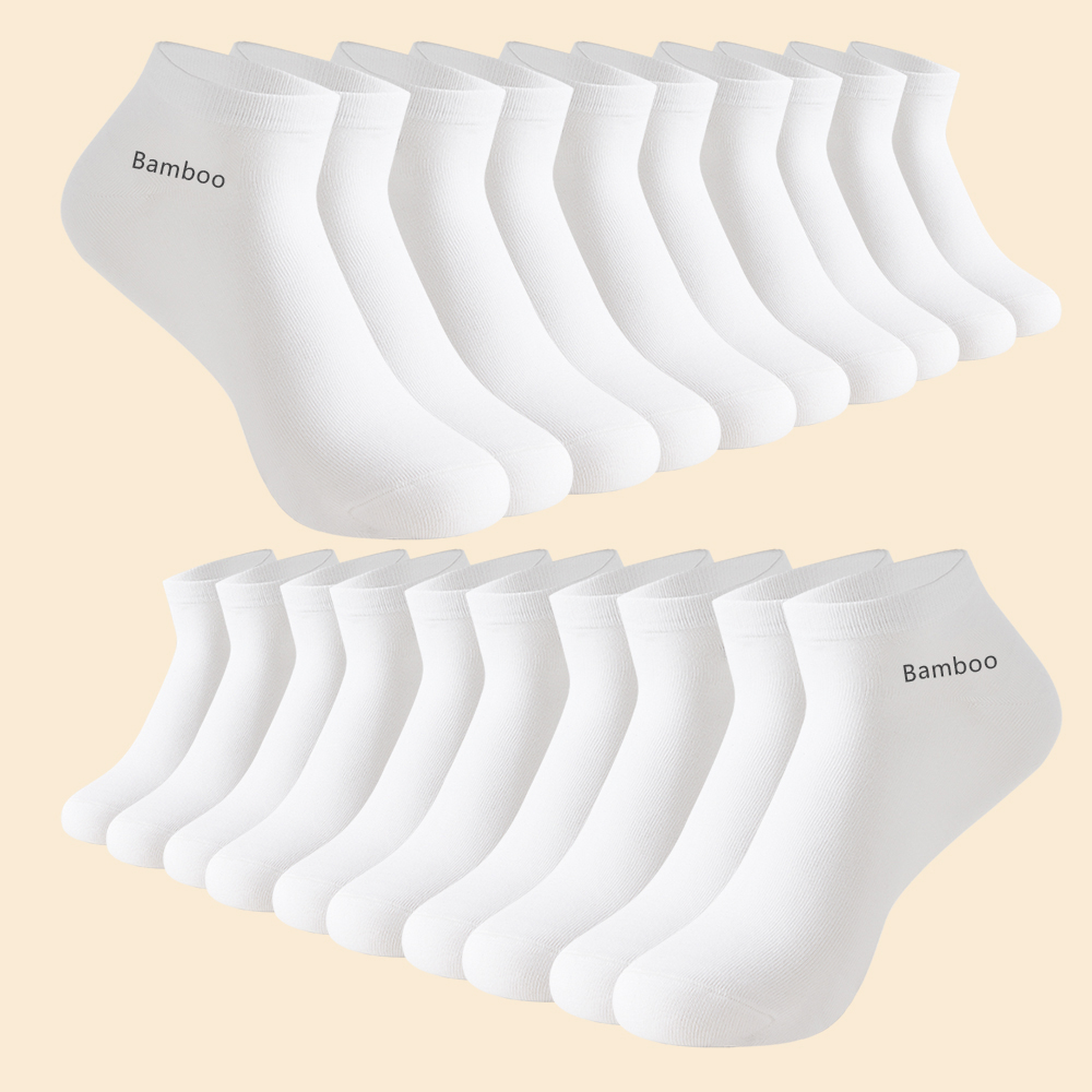 AliExpress 10 pairs High Quality Men's Bamboo Fiber Socks Summer Thin Sweat Absorbent Deodorant Men Business Casual Formal Black Socks Gift, view 3
