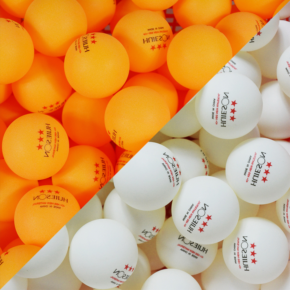 AliExpress 10 PCS Huieson New ABS Plastic Table Tennis Balls 3 Star 2.8g 40+mm Ping Pong Balls for Match Training Balls, view 3