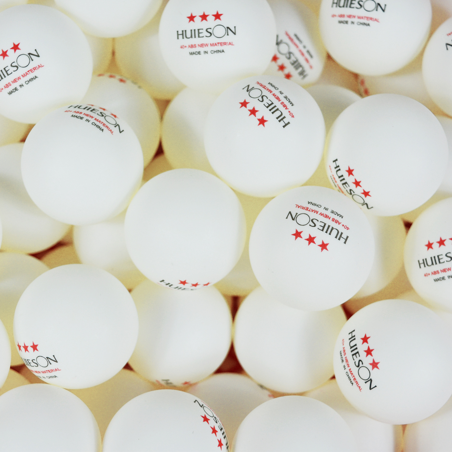 AliExpress 10 PCS Huieson New ABS Plastic Table Tennis Balls 3 Star 2.8g 40+mm Ping Pong Balls for Match Training Balls, view 4