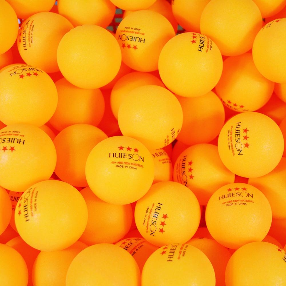 AliExpress 10 PCS Huieson New ABS Plastic Table Tennis Balls 3 Star 2.8g 40+mm Ping Pong Balls for Match Training Balls, view 5