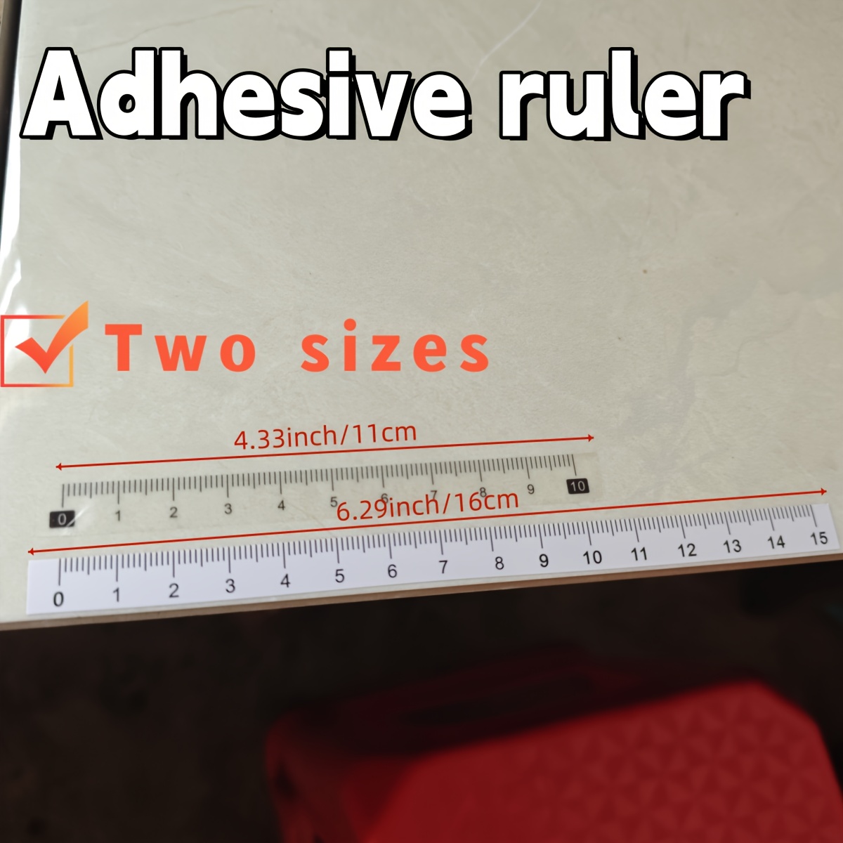 AliExpress 10-Piece Self-Adhesive Ruler Set, view 3