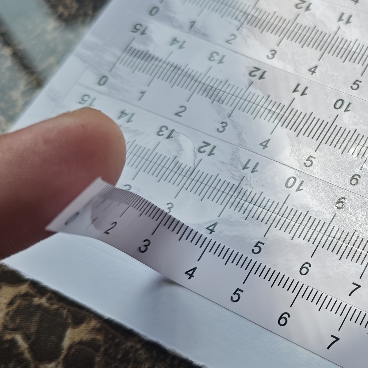 AliExpress 10-Piece Self-Adhesive Ruler Set, view 5