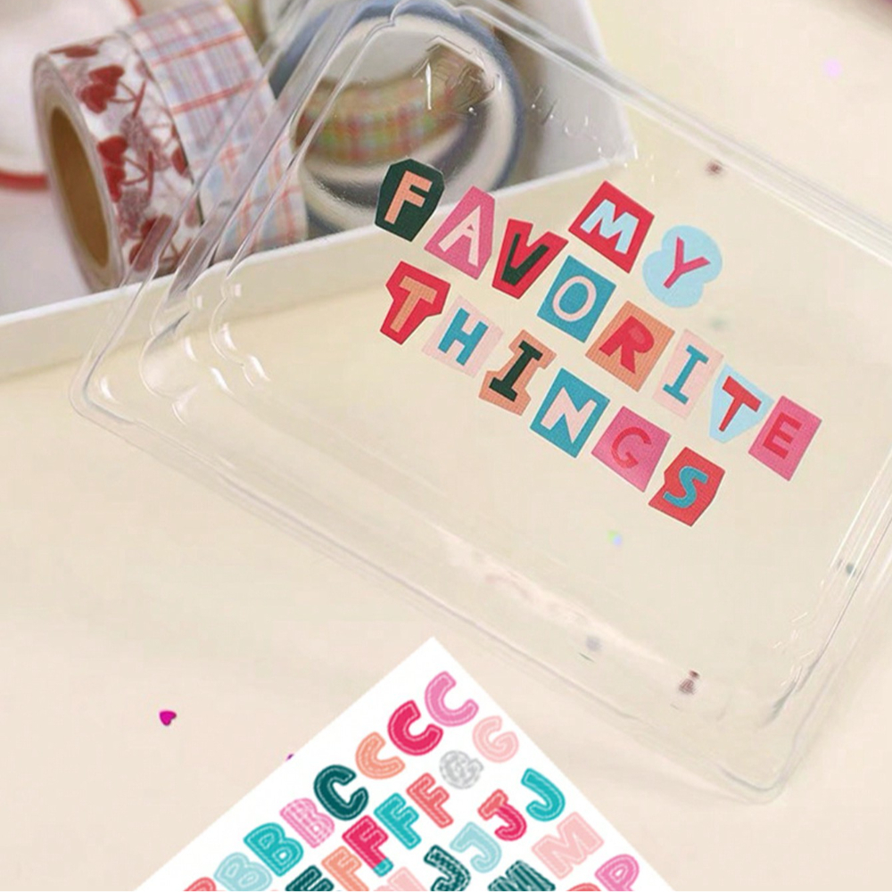 AliExpress 10 Sheets Colorful Alphabet Number Paper Stickers Self-Adhesive Letter Decals for Scrapbook Journal Planner Phone Case DIY Craft, view 6
