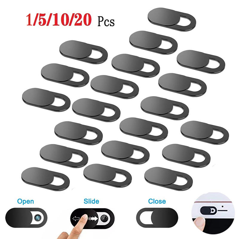 AliExpress 100/20/10/5/1pcs Sliding Webcam Cover Laptop Camera Cover Slider Phone Antispy For iPad Macbook Tablet Lenses Privacy Sticker