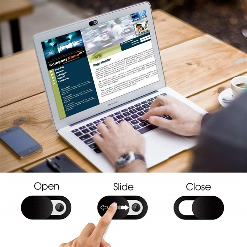 AliExpress 100/20/10/5/1pcs Sliding Webcam Cover Laptop Camera Cover Slider Phone Antispy For iPad Macbook Tablet Lenses Privacy Sticker, view 2