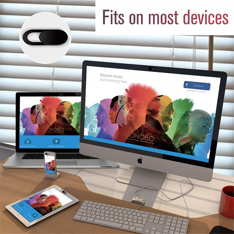 AliExpress 100/20/10/5/1pcs Sliding Webcam Cover Laptop Camera Cover Slider Phone Antispy For iPad Macbook Tablet Lenses Privacy Sticker, view 3