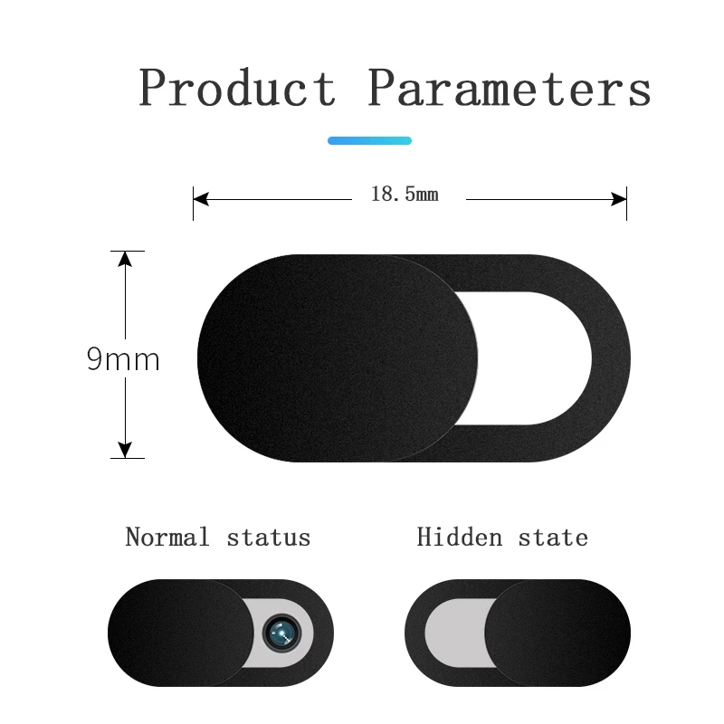 AliExpress 100/20/10/5/1pcs Sliding Webcam Cover Laptop Camera Cover Slider Phone Antispy For iPad Macbook Tablet Lenses Privacy Sticker, view 6