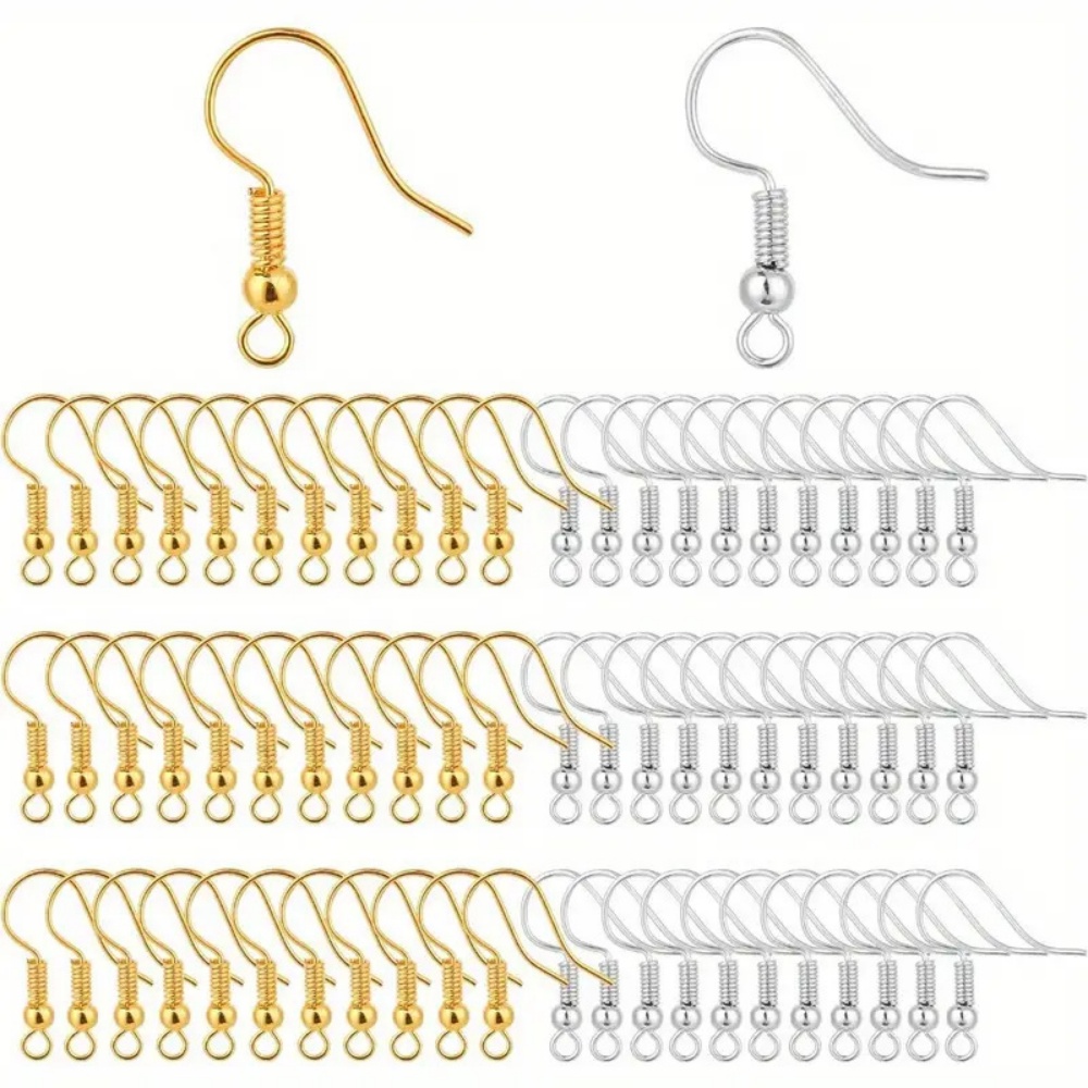 AliExpress Stainless Steel Earring Hooks, Hypoallergenic (100+), view 2