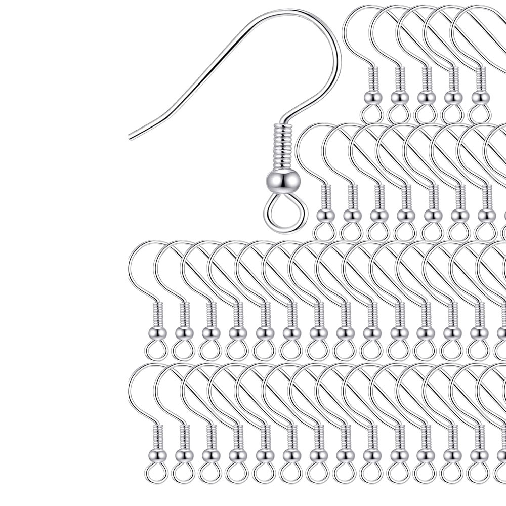 AliExpress Stainless Steel Earring Hooks, Hypoallergenic (100+), view 3