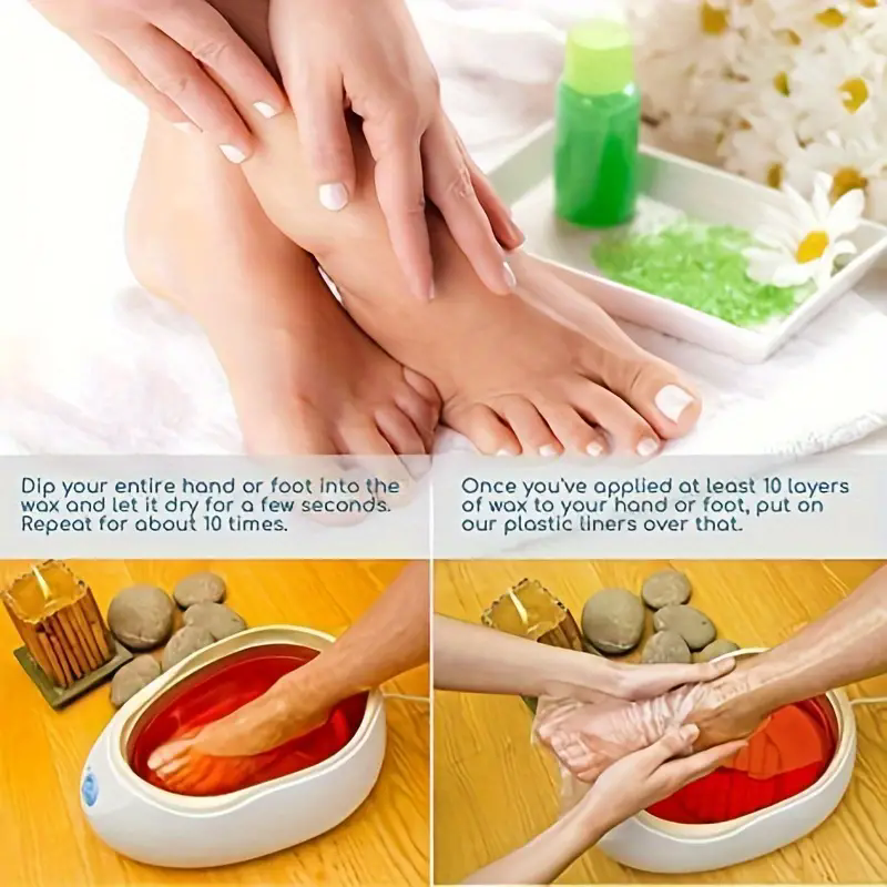 AliExpress 100/200Pcs Disposable Foot Moisturizing Socks Transprent Foot Bags PE Foot SPA Covers Callus Remover Feet Care Pedicure Tools, view 5