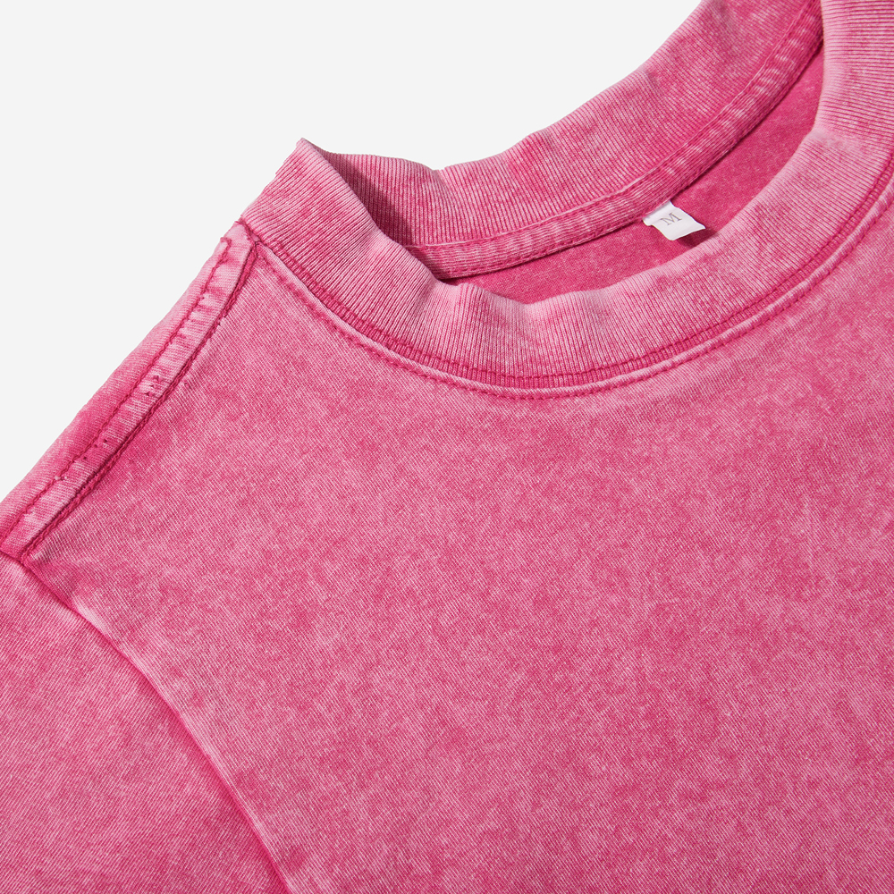 AliExpress 100% Cotton Washed T-Shirts For Women Loose O-Neck Crop Tops Y2k Street Female Clothes Summer Casual Vintage Short Sleeve Tees, view 3