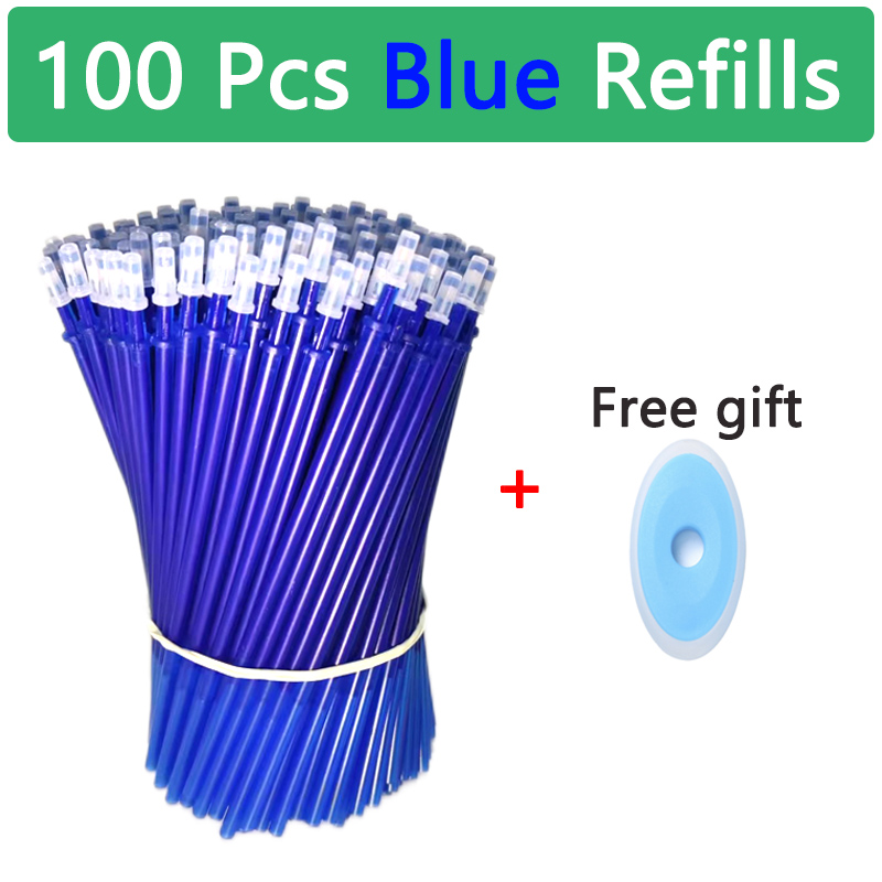 AliExpress 100 Pcs/set Kawaii Erasable Refill Erasable pens Gel Pen sketch Writing Stationery for Notebook school supplies cute kids pencil, view 5