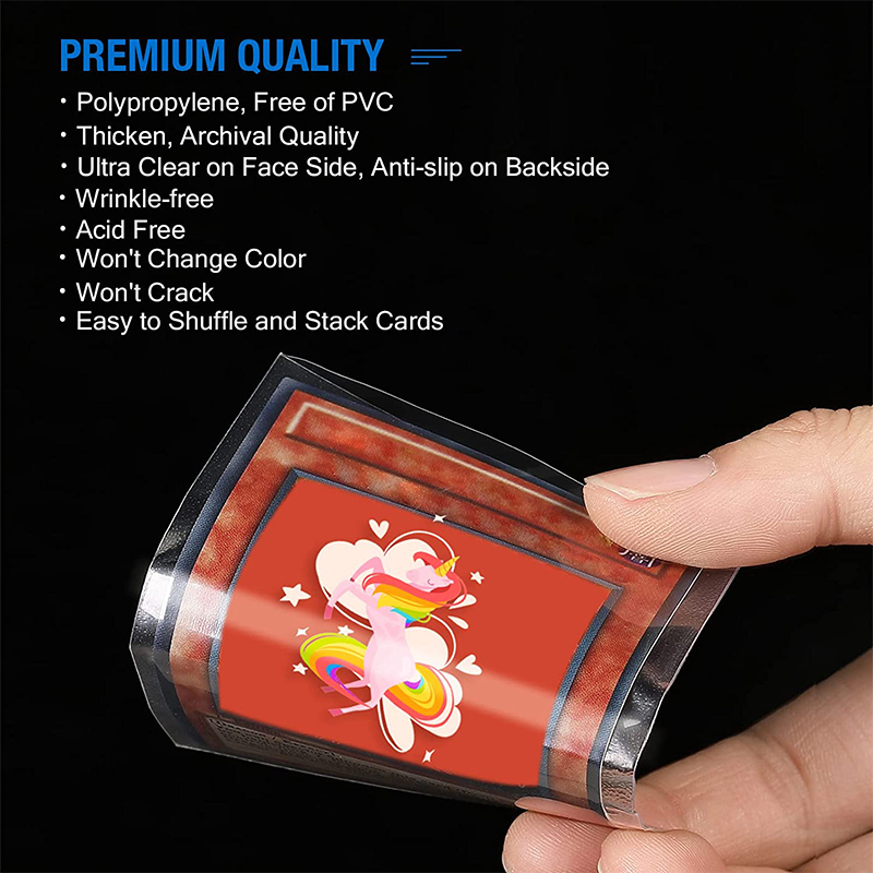 AliExpress 100 Pcs Transparent Playing Card Cover Clear Protector Sleeve Holder For Board Game ID Trading Folder Photo Pouch Kit, view 4