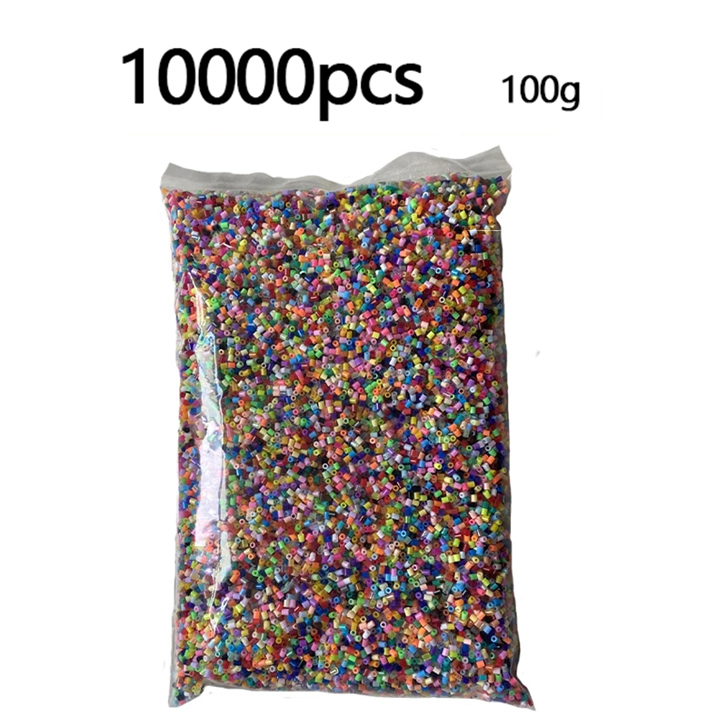 AliExpress 10000pcs / Bag 2.6mm Mini Hama Beads Kids DIY Toy Colormixing White Black Skin Color Fuse Beads Learning Toys for Children, view 5