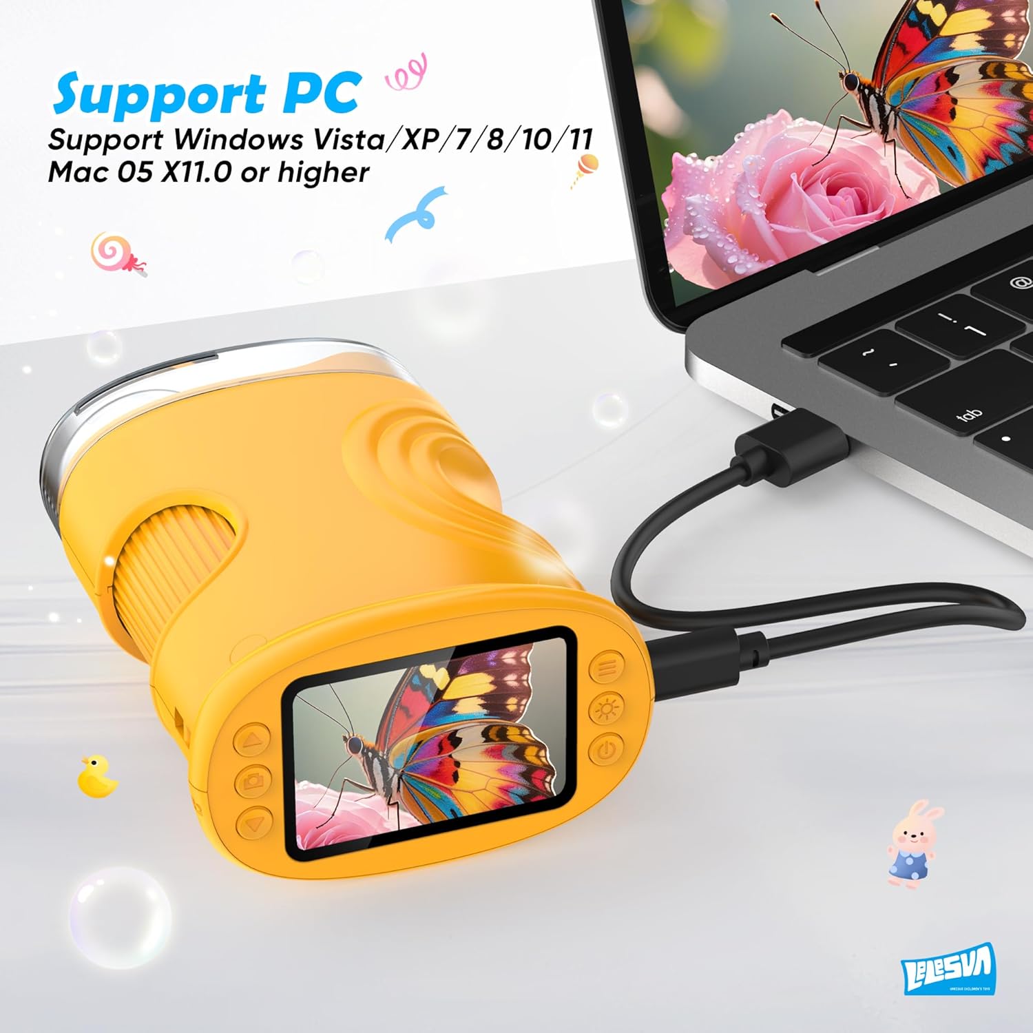 AliExpress 1000X Pocket Microscope for Kids with 4K 2.0" Screen Digital Handheld Rechargeable Portable Science Toy STEM Educational Gift, view 2