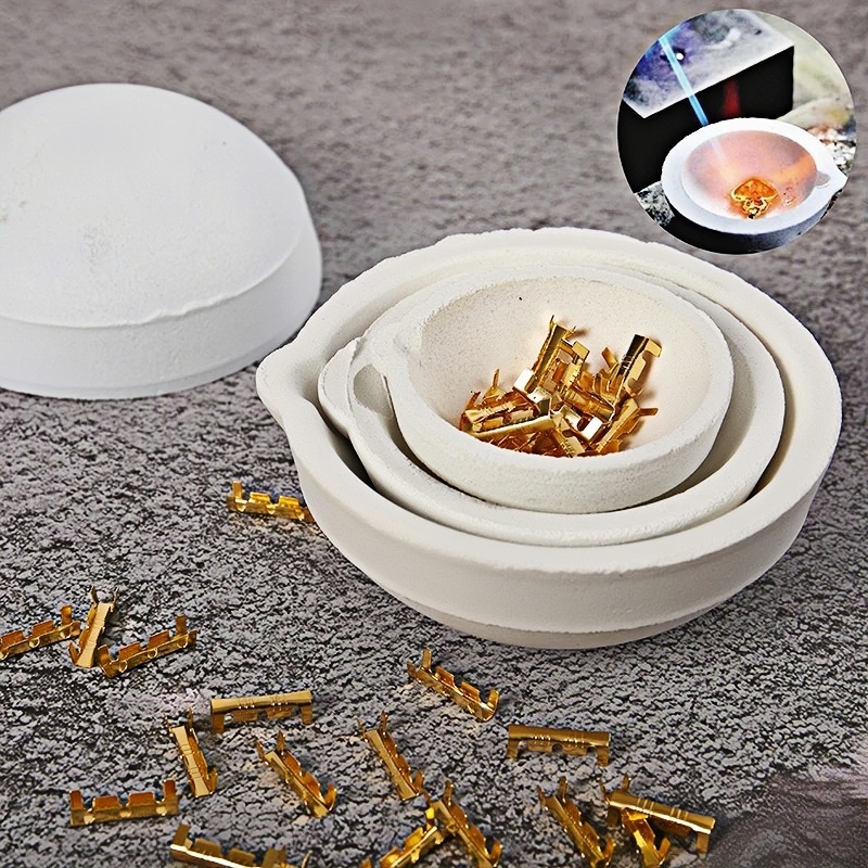 AliExpress Quartz Crucible Bowl for Melting Gold and Silver, view 2