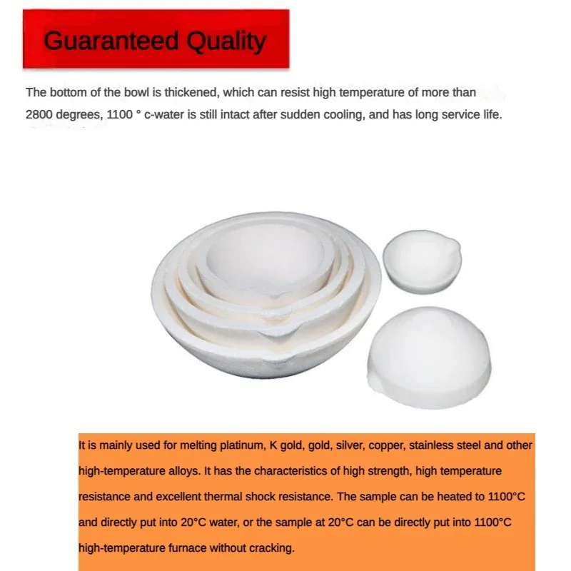 AliExpress Quartz Crucible Bowl for Melting Gold and Silver, view 5