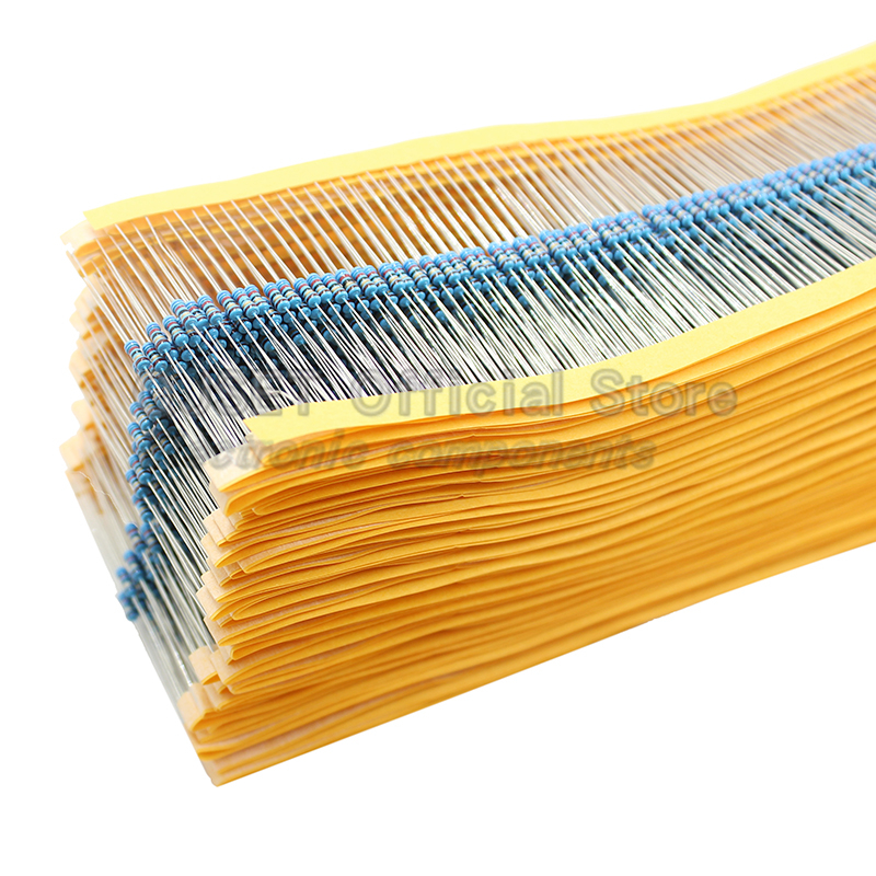 AliExpress Metal Film Resistor Assortment (1/4W, 100-Pack), view 4