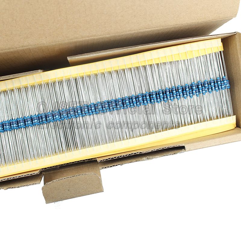 AliExpress Metal Film Resistor Assortment (1/4W, 100-Pack), view 6