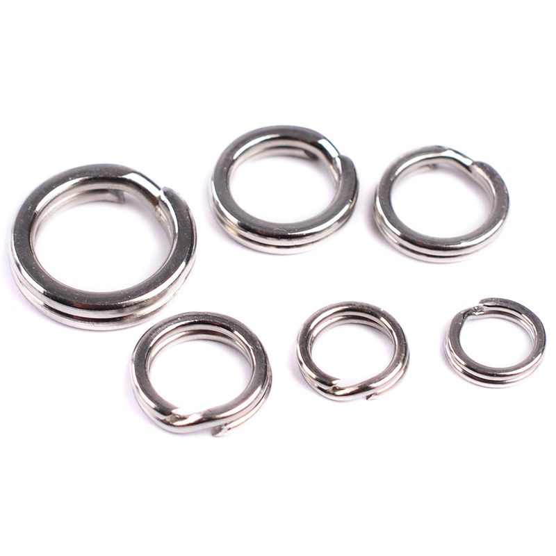 AliExpress 100-Piece Stainless Steel Fishing Split Rings
