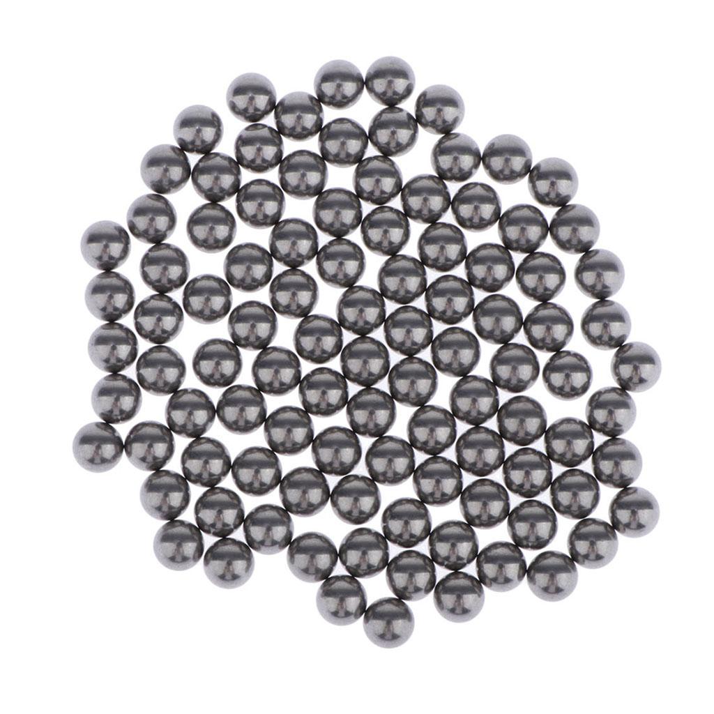 AliExpress 100pcs 5mm Round Stainless Steel Mini Paint Mixing Balls Model Supplies Nail Polish Mixing Agitator Balls, view 2