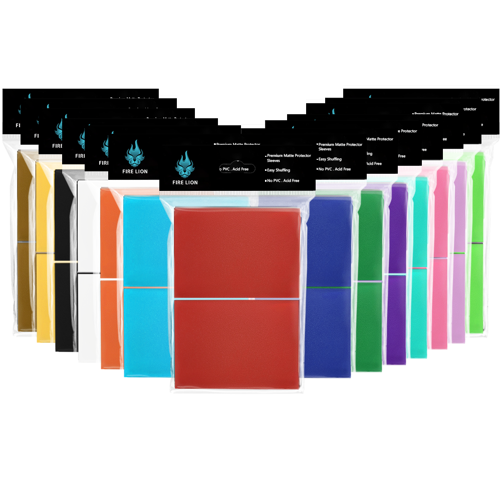 AliExpress 100PCS 62x89mm Japanese Size Colorful Matte Trading Card Sleeves Toploaders Fit YGO/TCG Sports Card Protector for Photocard