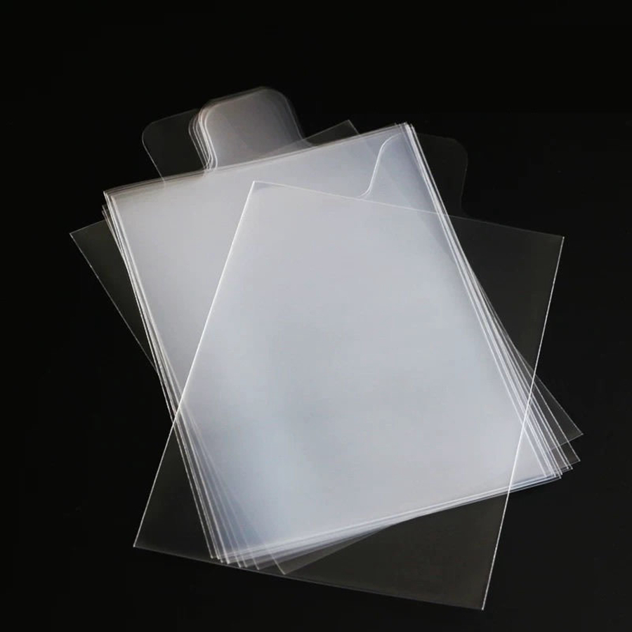 AliExpress 100pcs 65*90mm Bulge Games Card Sleeves For Cards Transparent Playing Protector Trading Folder Case Holder Kids Toy Gift, view 3