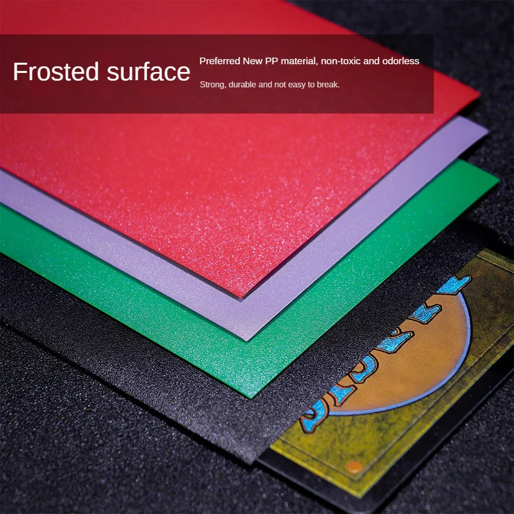 AliExpress 100PCS 66x91mm Matte Standard Size Card Sleeves TCG Trading Cards Protector For Tarot Shield Board Games Magical Cover PKM, view 5