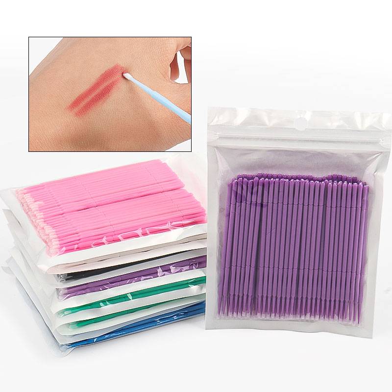 AliExpress Bamboo Eyelash Extension Cleaning Swabs (100-Pack)