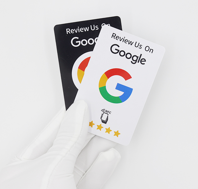 AliExpress 100Pcs Black Premium Wear‑Resistant Matte Finish Reusable Google Review Tap NFC Card Programmable NFC Tap Card User‑Friendly, view 2