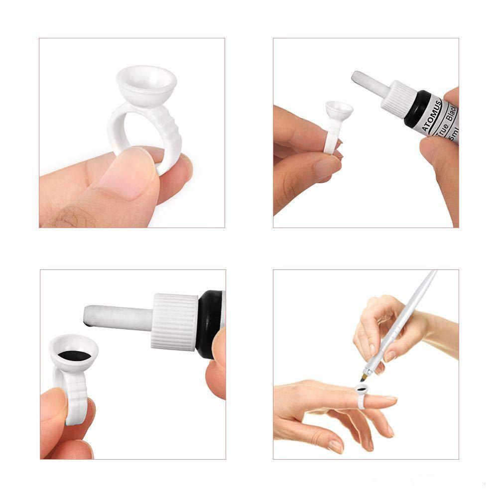 AliExpress 100-Piece Disposable Tattoo Ink Cups, view 2