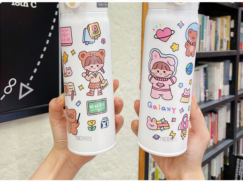 AliExpress 100pcs Kawaii Jiikawa Cartoon Stickers Decorative Desk Laptop Scrapbook Luggage Stationery Cute Graffiti Sticker for Kids Gift, view 5