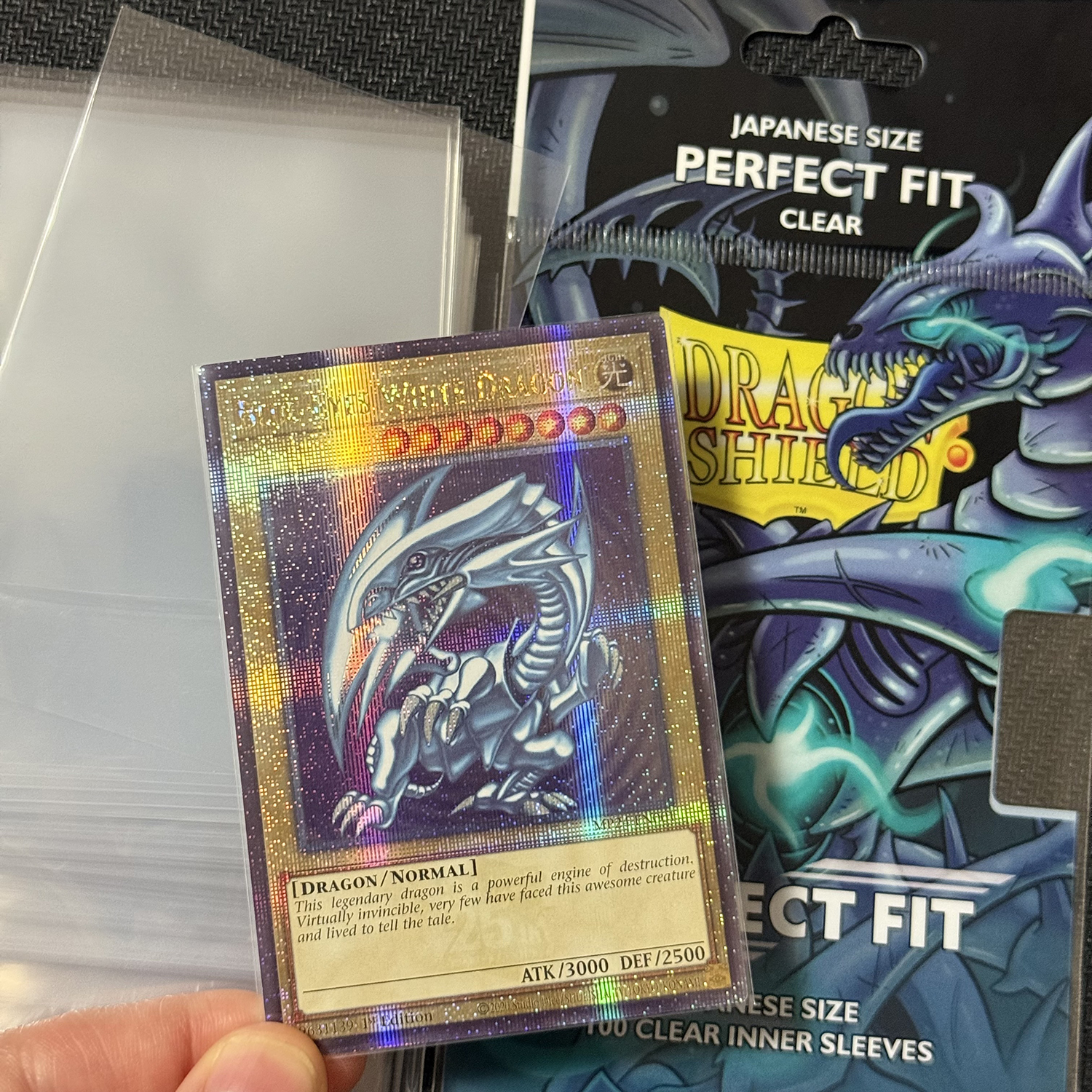 AliExpress 100PCS/LOT Dragon Shield Transparent Card Sleeves Japanese/Standard Size Perfect Fit TCG Cards Protectors, view 2