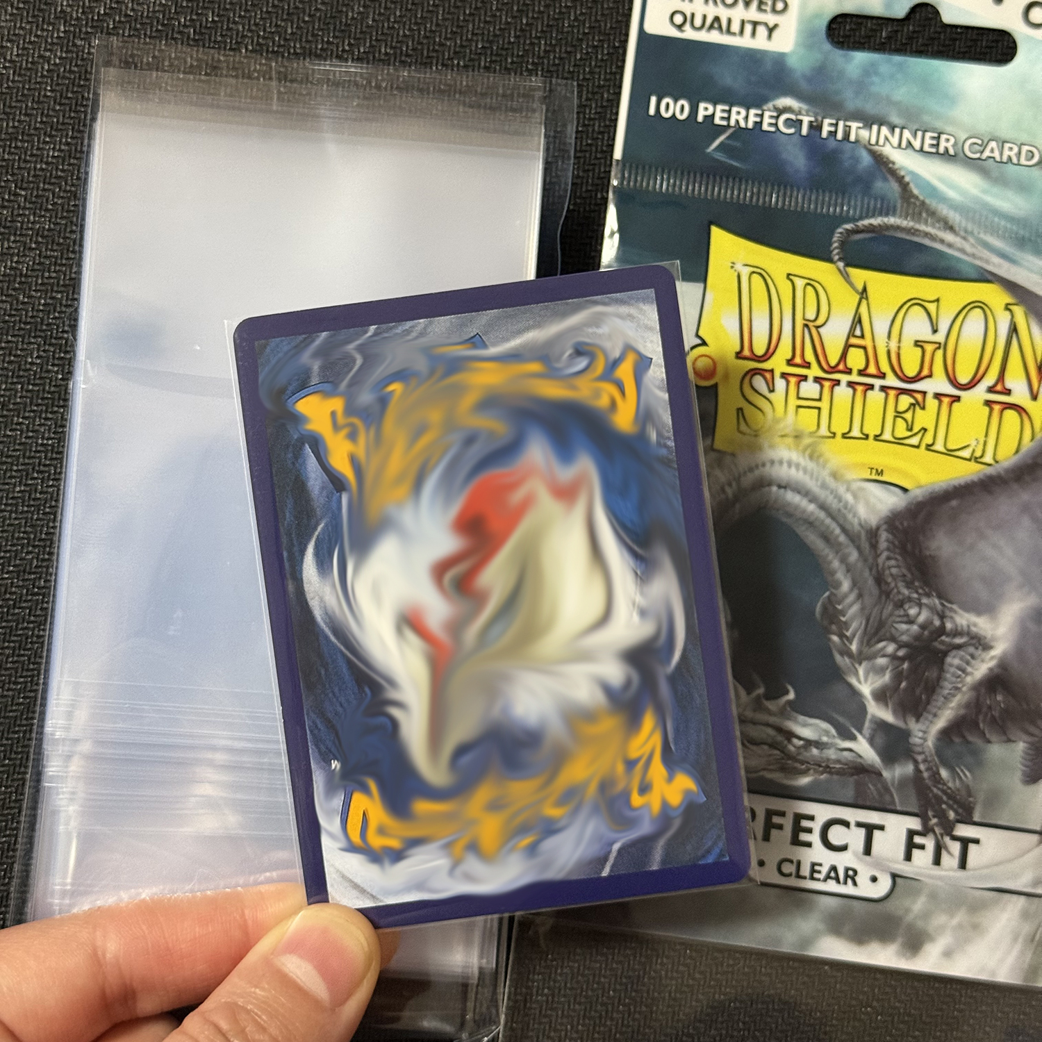 AliExpress 100PCS/LOT Dragon Shield Transparent Card Sleeves Japanese/Standard Size Perfect Fit TCG Cards Protectors, view 4