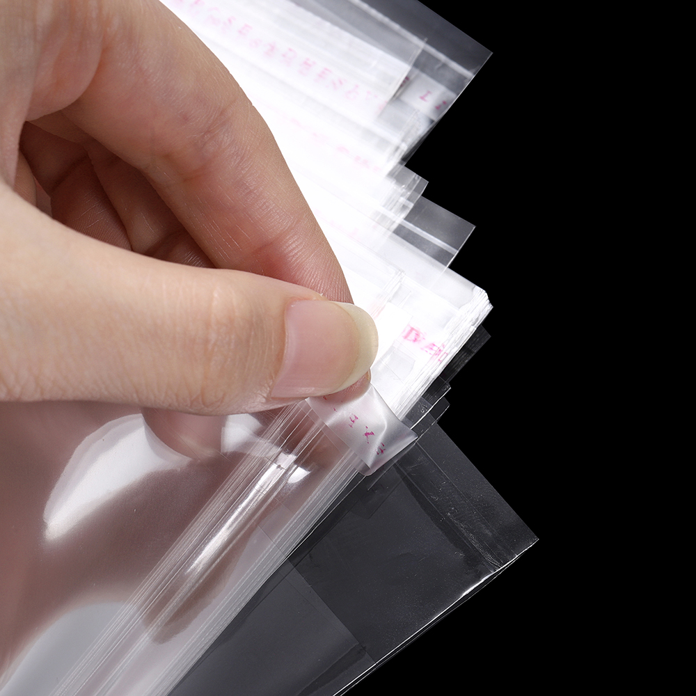 AliExpress Self-Sealing Clear OPP Bags with Hang Hole (100), view 5