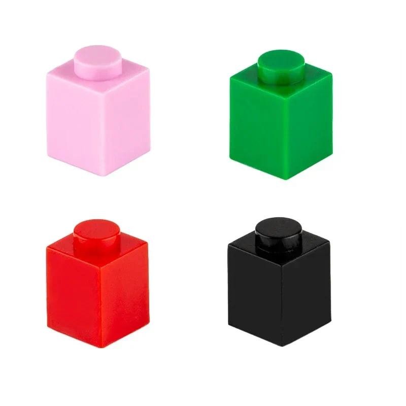 AliExpress 100pcs MOC 1x1 Parts 3005 Brick Compatible Figures Bricks DIY Assmble Building Blocks Particle Kid Puzzle Brain Toys Gift, view 6