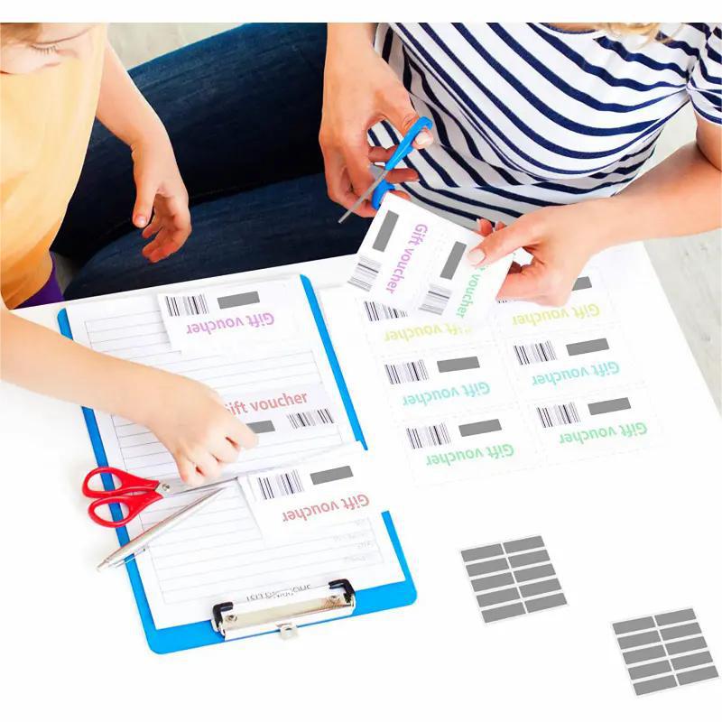 AliExpress 100pcs/ Pack Rectangle Scratch Off Stickers Labels, 1.9 X 0.6 Inch, view 4
